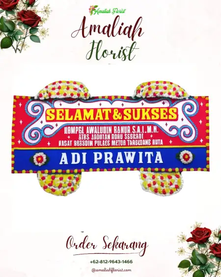Papan Bunga Ucapan Selamat Sambiduwur